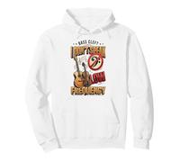 I Don't Speak Bass Frequency Funny Bass Clef Music Pun Treble Sweat à Capuche