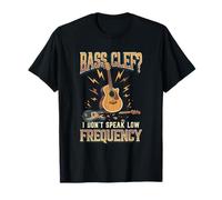 I Don't Speak Guitare Acoustique Basse fréquence T-Shirt