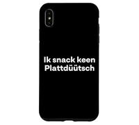 « I Don't Speak Low German » (Je ne Parle Pas en Allemand) Coque pour iPhone XS Max