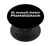 « I Don't Speak Low German » (Je ne Parle Pas en Allemand) PopSockets PopGrip Adhésif