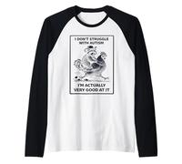 I Don't Struggle with Autism I'm Very Good Autism Awareness Manche Raglan