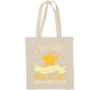 I don't think I make dance music. Its not even 4 4. And it's slow Natural Cotton Tote Bag White
