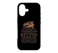I Don't Understand Stupid People for Women Men Love Dragon Coque pour iPhone 17