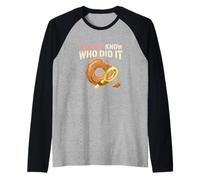 I Donut Know Who Did It Detective Café Boutique Fantaisie Manche Raglan