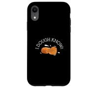 I Dough Know Mode de Vie Amusant sans Gluten Sensible au Gluten Coque pour iPhone XR