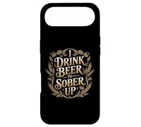 I Drink Beer to Sober Up Bière Paradoxe de Fête - Coque pour iPhone Air