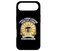 I Drink Coffee Everywhere Cafeine Baristas Funny Coffee Coque pour iPhone Air