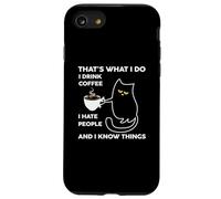 I Drink Coffee I Hate People Cafeine Baristas Coffee Lover Coque pour iPhone SE (2020) / 7/8