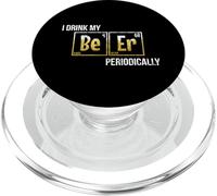I Drink My Beer Periodically | Tableau périodique Nerd-Art PopSockets PopGrip pour MagSafe