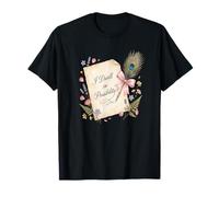 I Dwell in Possibility Poème Quill Botanical Coquette T-Shirt