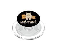 I Eat Cement Funny Cat Memes Internet Memes Funny Memes Funny Memes Gen-Z PopSockets PopGrip pour MagSafe