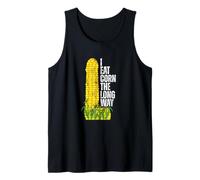 I Eat Corn The Long Way Funny Débardeur