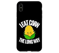 I Eat Corn The Long Way - Funny Inappropriate Tee Coque pour iPhone XS Max