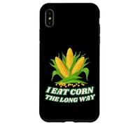 I Eat Corn The Long Way - Funny Inappropriate Tee Coque pour iPhone XS Max