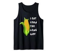 I Eat Corn The Long Way - Funny Inappropriate Tee Débardeur