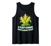 I Eat Corn The Long Way - Funny Inappropriate Tee Débardeur