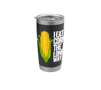 I Eat Corn The Long Way - Funny Inappropriate Tee Gobelet isotherme en acier inoxydable double paroi