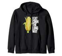 I Eat Corn The Long Way - Funny Inappropriate Tee Sweat à Capuche