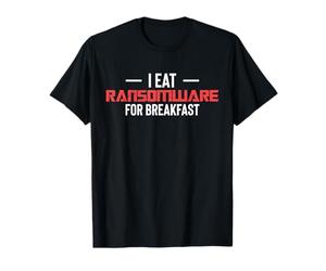 I Eat Ransomware for Breakfast Ingénieur en cybersécurité T-Shirt