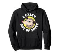 I Exist Out of Spite Funny Anti Social Mood Gift Sweat à Capuche