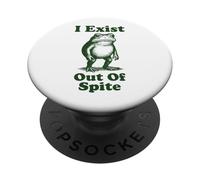 I Exist Out of Spite PopSockets PopGrip Adhésif