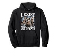 I Exist Out of Spite Raton Laveur Sweat à Capuche