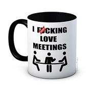 I F*cking Love Meetings - Funny De Haute Qualité Café Thé Tasse