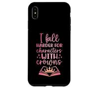 I Fall for The Characters W/Crowns Fantasy Book Lover Tee Coque pour iPhone XS Max