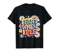 I Fart When I Pee Bâillon de Salle de Bain embarrassant - T-Shirt Graphique avec Valeur
