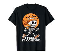 I Feel It's Coming Squelette Runner Thème Halloween T-Shirt