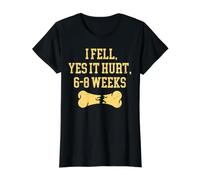 I Fell, Yes It Hurt, 6-8 Weeks T-Shirt Graphique avec Valeur