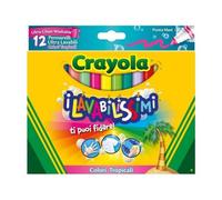 I Feutres Lavables Ultra Lavables Couleurs Tropicales 12 Pièces