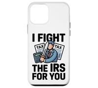 I Fight The IRS Accountant Tax Season Advisor Comptabilité CPA Coque pour iPhone 12 Mini