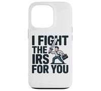 I Fight The IRS Accountant Tax Season Advisor Comptabilité CPA Coque pour iPhone 13 Pro