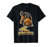I Find Hidden Assets Accountant Dog Humor T-Shirt