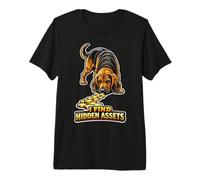I Find Hidden Assets Accountant Dog Humor T-Shirt Haut de Gamme