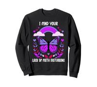 I Find Your Lack of Faith Disturbing Christian Butterfly Sweatshirt