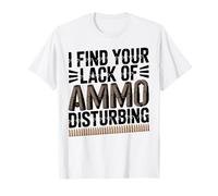 I Find Your Lack of Munitions Disturbing Pistolet Professionnel Vintage T-Shirt