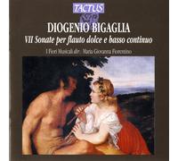 Bigaglia Diogeno – 7 Sonates pour flûte douce Op. 2 (I Fiori Musicali) – Tactus
