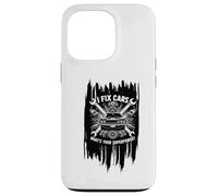 I Fix Cars What Your Superpower? Réparation mécanique Automobile Coque pour iPhone 13 Pro