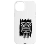I Fix Cars What Your Superpower? Réparation mécanique Automobile Coque pour iPhone 15 Plus