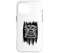 I Fix Cars What Your Superpower? Réparation mécanique Automobile Coque pour iPhone 16 Pro Max