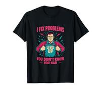 I Fix Problems You Didn't Know You Had Comic Coder T-Shirt