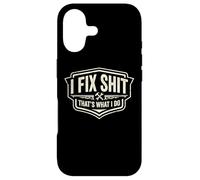 I Fix Shit That's What I Do Funny Handyman Repairman Repairman Repairs Coque pour iPhone 17