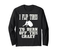 I Flip Pneus to Burn Off The Crazy Flip Gym Workout Manche Longue