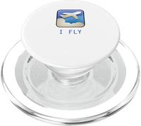 I Fly Pilot Aviation PopSockets PopGrip pour MagSafe