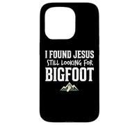 I Found Jesus Still Looking for Bigfoot Funny Christian Coque pour iPhone 15 Pro