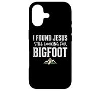 I Found Jesus Still Looking for Bigfoot Funny Christian Coque pour iPhone 17
