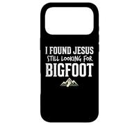 I Found Jesus Still Looking for Bigfoot Funny Christian Coque pour iPhone 17 Pro Max