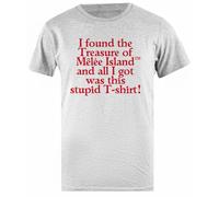I Found The Treasure of Monkey Island T-Shirt Homme Basic Coton Gris